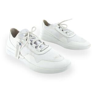 Under Armour Women 7 Runaway 2.0 Shoes White Leather Running 3020997NEW FLAW